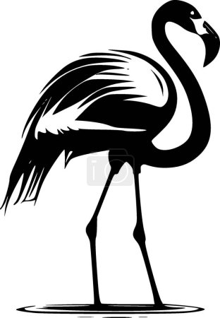 Illustration for Flamingo - high quality vector logo - vector illustration ideal for t-shirt graphic - Royalty Free Image