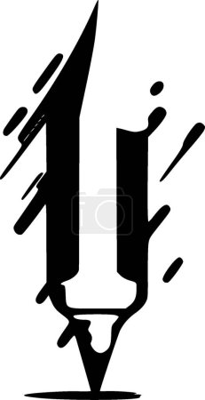 Ilustración de Ephemera - logotipo vectorial de alta calidad - ilustración vectorial ideal para el gráfico de camisetas - Imagen libre de derechos