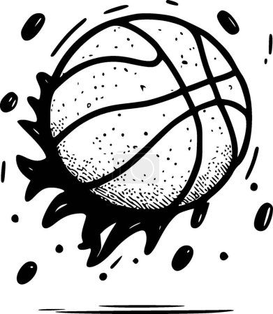 Illustration for Basketball - high quality vector logo - vector illustration ideal for t-shirt graphic - Royalty Free Image