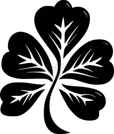 Ilustración de Irlandés - logo minimalista y plano - ilustración vectorial - Imagen libre de derechos