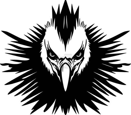 Illustration for Vulture - high quality vector logo - vector illustration ideal for t-shirt graphic - Royalty Free Image