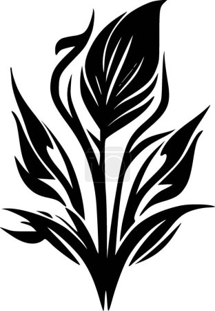 Téléchargez les illustrations : Flourish - logo vectoriel de haute qualité - illustration vectorielle idéale pour le t-shirt graphique - en licence libre de droit
