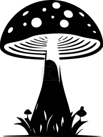 Illustration for Mushroom - high quality vector logo - vector illustration ideal for t-shirt graphic - Royalty Free Image
