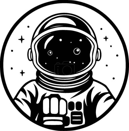 Illustration for Astronaut - high quality vector logo - vector illustration ideal for t-shirt graphic - Royalty Free Image