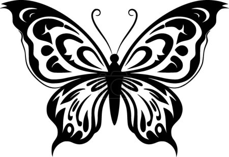 Ilustración de Mariposa - logotipo vectorial de alta calidad - ilustración vectorial ideal para el gráfico de la camiseta - Imagen libre de derechos