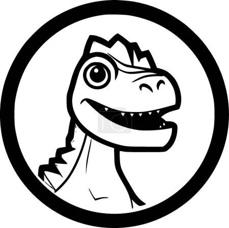 Illustration for Dinosaur - high quality vector logo - vector illustration ideal for t-shirt graphic - Royalty Free Image