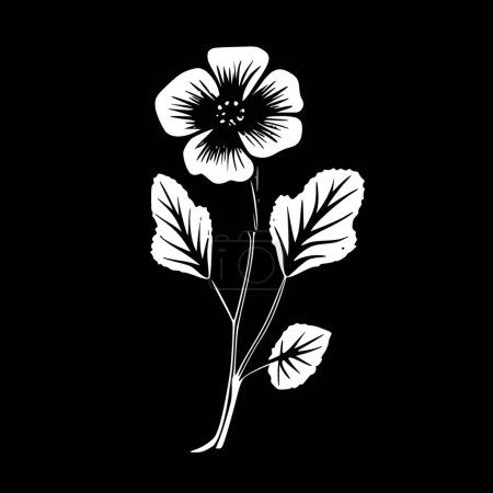 Illustration for Primrose - minimalist and flat logo - vector illustration - Royalty Free Image