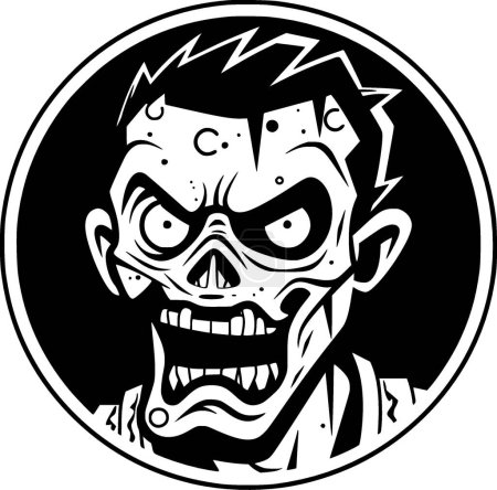 Illustration for Zombie - high quality vector logo - vector illustration ideal for t-shirt graphic - Royalty Free Image