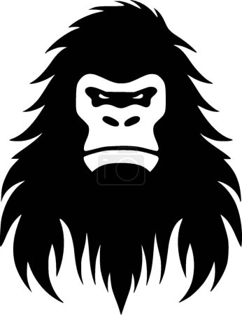Illustration for Bigfoot - high quality vector logo - vector illustration ideal for t-shirt graphic - Royalty Free Image