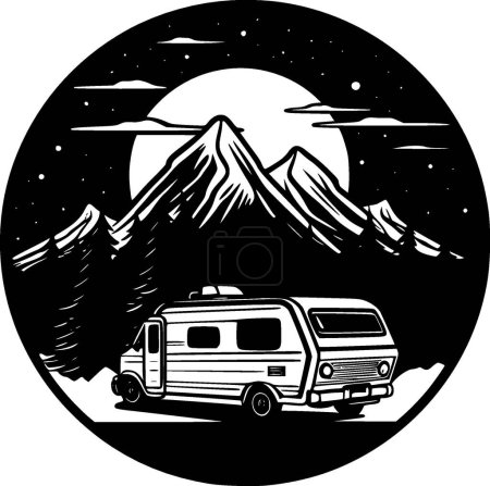Camping - high quality vector logo - vector illustration ideal for t-shirt graphic