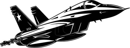 Kampfjet - hochwertiges Vektor-Logo - Vektor-Illustration ideal für T-Shirt-Grafik