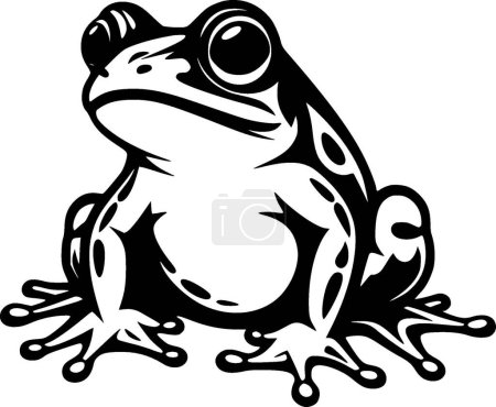 Frog - high quality vector logo - vector illustration ideal for t-shirt graphic