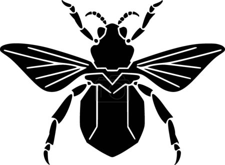 Escarabajo - logotipo vectorial de alta calidad - ilustración vectorial ideal para el gráfico de la camiseta