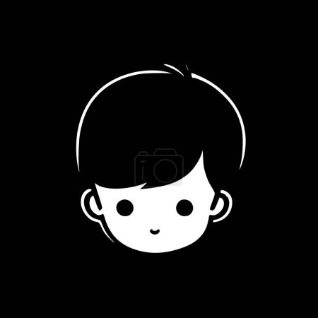 Bébé garçon - logo vectoriel de haute qualité - illustration vectorielle idéale pour t-shirt graphique