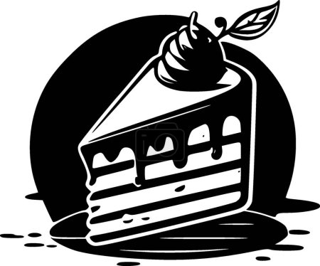 Téléchargez les illustrations : Gâteau - logo vectoriel de haute qualité - illustration vectorielle idéale pour t-shirt graphique - en licence libre de droit