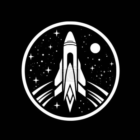 Space - high quality vector logo - vector illustration ideal for t-shirt graphic