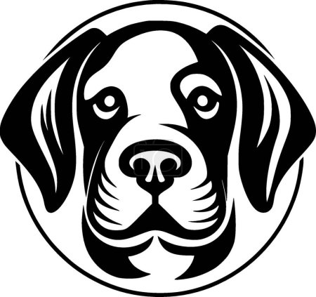 Perro - logotipo vectorial de alta calidad - ilustración vectorial ideal para el gráfico de camiseta