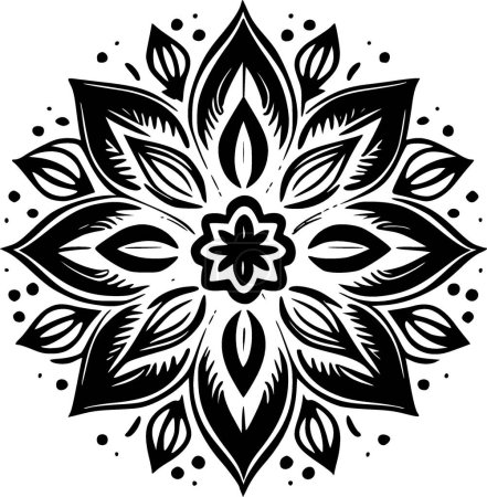 Mandala - logo vectoriel de haute qualité - illustration vectorielle idéale pour t-shirt graphique