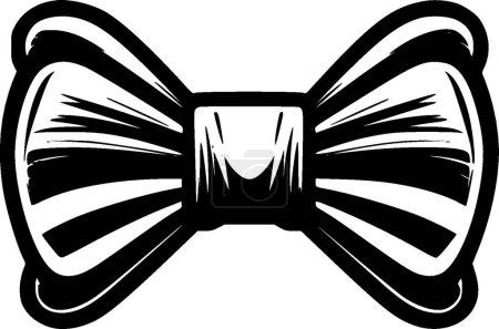 Bow - minimalist and flat logo - vector illustration