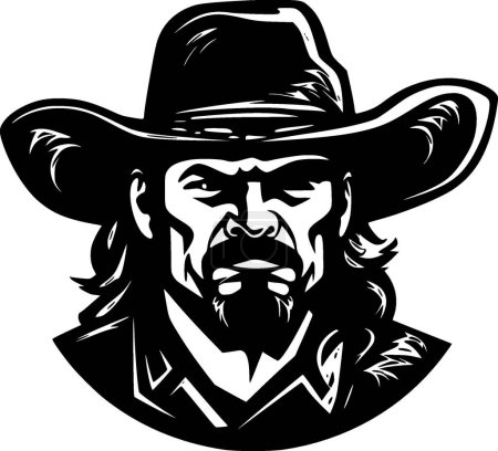 Illustration for Cowboy - high quality vector logo - vector illustration ideal for t-shirt graphic - Royalty Free Image