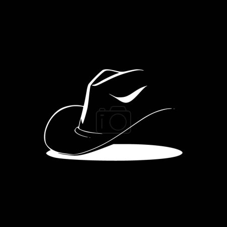 Illustration for Cowboy hat - high quality vector logo - vector illustration ideal for t-shirt graphic - Royalty Free Image