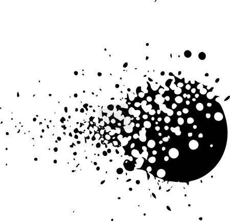 Illustration for Explosion - minimalist and flat logo - vector illustration - Royalty Free Image