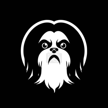 Japanese chin - high quality vector logo - vector illustration ideal for t-shirt graphic