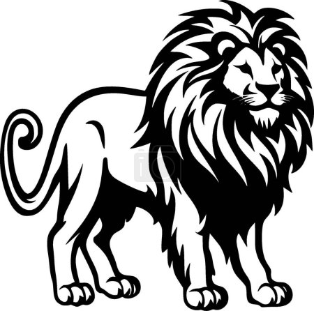 Löwe - hochwertiges Vektor-Logo - Vektor-Illustration ideal für T-Shirt-Grafik