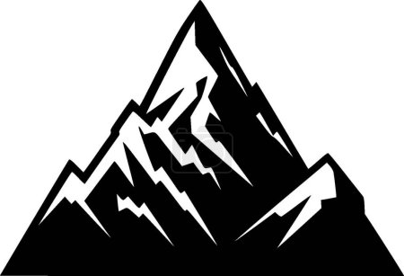 Gamme de montagne - logo vectoriel de haute qualité - illustration vectorielle idéale pour t-shirt graphique