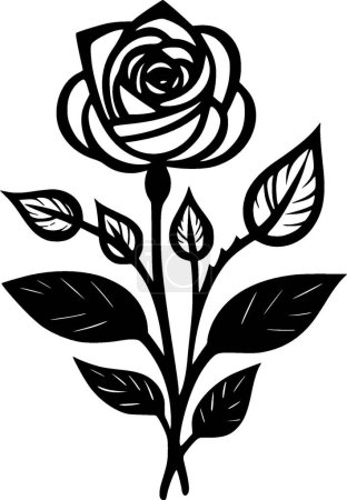 Rosas - logotipo vectorial de alta calidad - ilustración vectorial ideal para el gráfico de camisetas