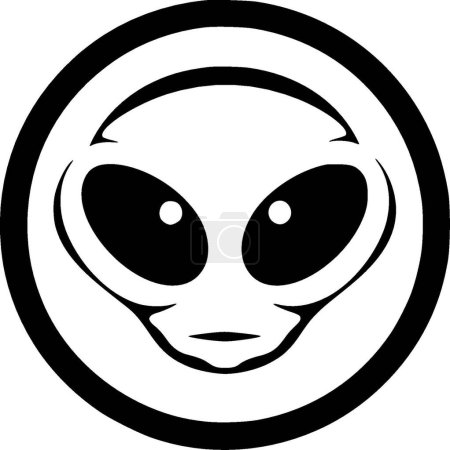 Alien - logo vectoriel de haute qualité - illustration vectorielle idéale pour t-shirt graphique