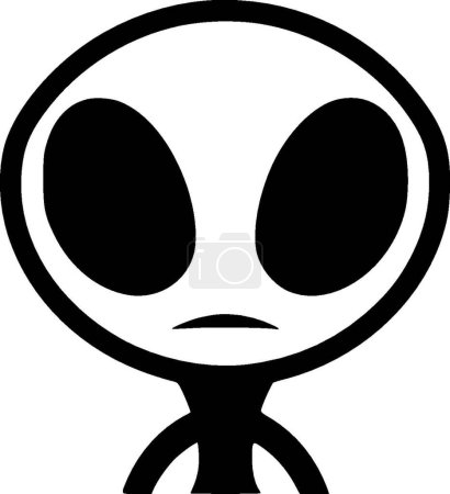 Alien - logo vectoriel de haute qualité - illustration vectorielle idéale pour t-shirt graphique