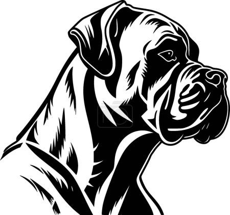 Boxer - logotipo vectorial de alta calidad - ilustración vectorial ideal para el gráfico de camisetas