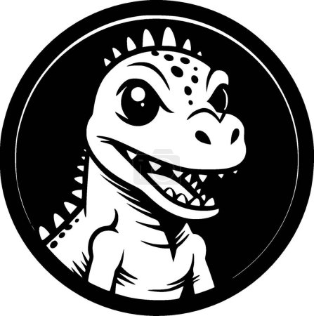 Dino - hochwertiges Vektor-Logo - Vektor-Illustration ideal für T-Shirt-Grafik