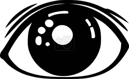 Ojos - logotipo vectorial de alta calidad - ilustración vectorial ideal para el gráfico de camisetas