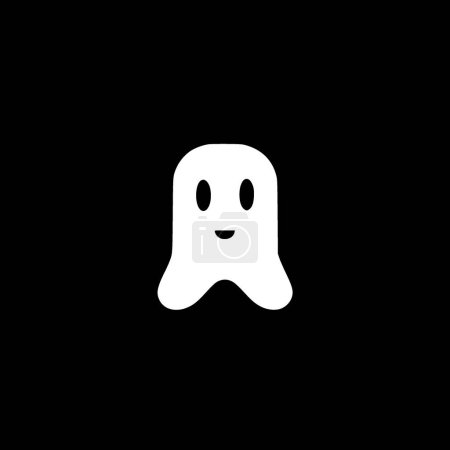 Fantasma - logotipo vectorial de alta calidad - ilustración vectorial ideal para el gráfico de la camiseta