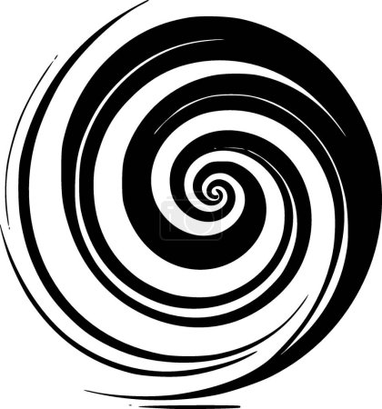 Espiral - logotipo vectorial de alta calidad - ilustración vectorial ideal para el gráfico de camisetas