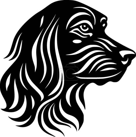 Hund - hochwertiges Vektor-Logo - Vektor-Illustration ideal für T-Shirt-Grafik