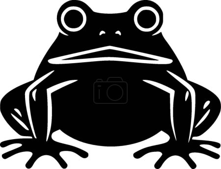 Frosch - hochwertiges Vektor-Logo - Vektor-Illustration ideal für T-Shirt-Grafik