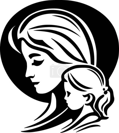 Illustration for Mother - high quality vector logo - vector illustration ideal for t-shirt graphic - Royalty Free Image