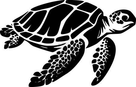 Meeresschildkröte - hochwertiges Vektor-Logo - Vektor-Illustration ideal für T-Shirt-Grafik