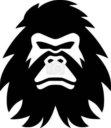 Bigfoot - logotipo vectorial de alta calidad - ilustración vectorial ideal para el gráfico de camisetas
