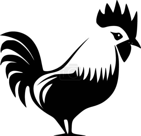 Pollo - logotipo vectorial de alta calidad - ilustración vectorial ideal para el gráfico de la camiseta