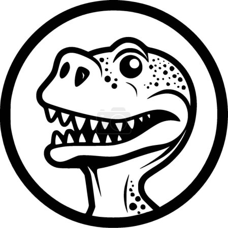 Ilustración de Dino - logotipo vectorial de alta calidad - ilustración vectorial ideal para el gráfico de camisetas - Imagen libre de derechos