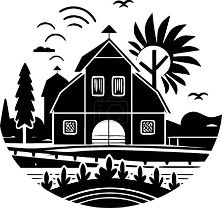 Farm - hochwertiges Vektor-Logo - Vektor-Illustration ideal für T-Shirt-Grafik