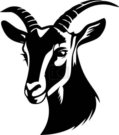 Chèvre - logo vectoriel de haute qualité - illustration vectorielle idéale pour t-shirt graphique