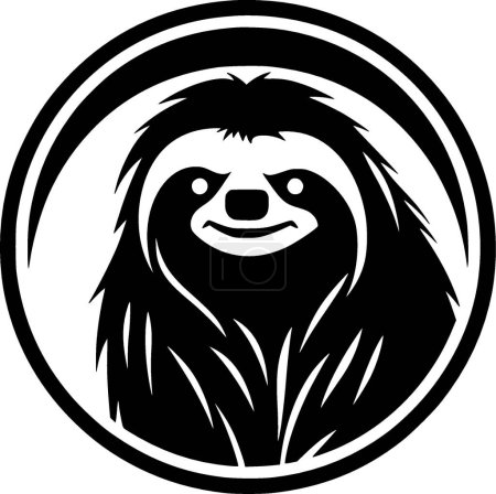 Téléchargez les illustrations : Sloth - logo vectoriel de haute qualité - illustration vectorielle idéale pour t-shirt graphique - en licence libre de droit