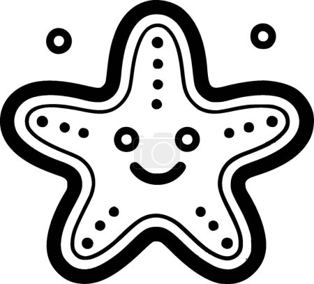 Starfish - high quality vector logo - vector illustration ideal for t-shirt graphic