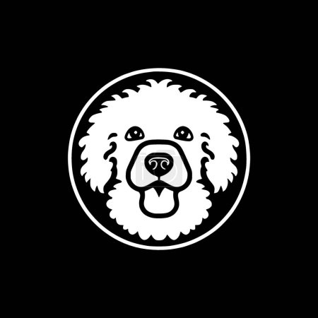 Bichon frise - high quality vector logo - vector illustration ideal for t-shirt graphic