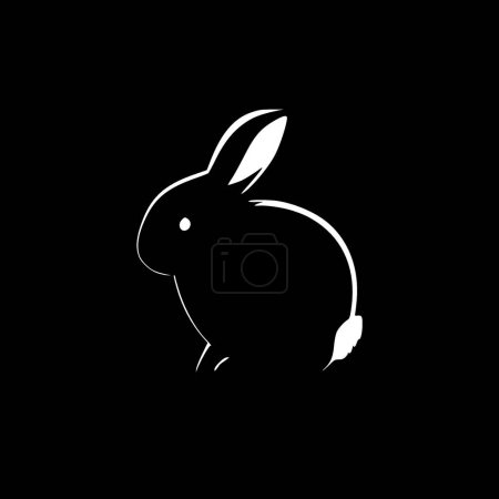 Illustration for Bunny - minimalist and flat logo - vector illustration - Royalty Free Image